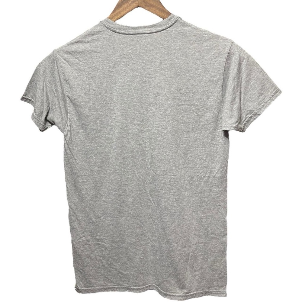 plain blank grey Hanes comfort fit short sleeve crewneck casual work T-shirt tee - Picture 4 of 4